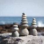 Rock balancing and work culture of Japan